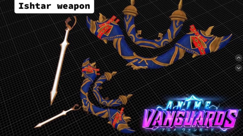 Anime Vanguards leaked weapon showcase