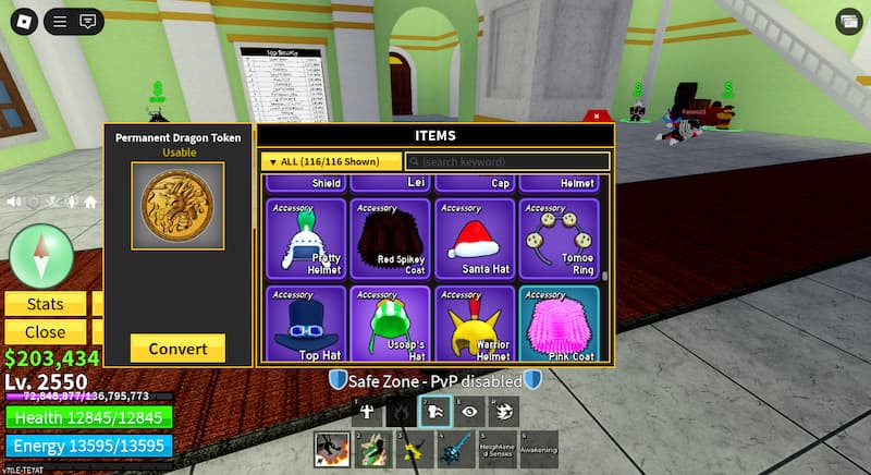 Permanent Dragon Token Blox Fruits