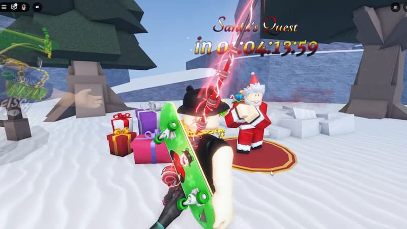 Fisch Santa NPC Location