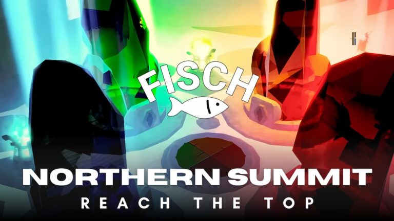 How to reach the top of the Northern Summit Mountain in Fisch